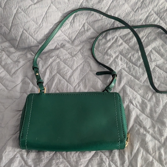 kate spade emerald green leather crossbody wallet - Picture 4 of 6